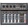 Italian Stage 2MIX 6PRO mixer 6 canali con USB e BT
