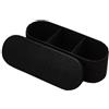 VEVOR Panca Contenitore Ovale Cassapanca Portaoggetti Pouf Organizzatore Contenitore Carico 299,37 kg per Letto con Ampio Spazio di Stoccaggio, per Camera da Letto, Ingresso, Nero, Ovale