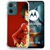 Cokitec Cover rinforzata per Motorola G05 / E15 Manga One Piece Luffy