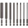 CPROSP 8pcs Brugola Per Avvitatore 100mm, Inserti Esagonali 1/4'', 2,5-12mm