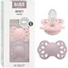 BIBS Infinity Ciuccio, 0-6 mesi, confezione da 2, Blossom/Dusky Lilac