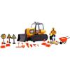 Cat® Workforce | Set da costruzione Bulldozer - Set di giochi con 23 pezzi, 10 cm Figura articolata, Strumenti, Stampi e Composto non asciugatura - Veicolo per bambini 3+ - Giocattoli.