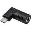 AKYGA Adattatore di ricarica per notebook AK-ND-D09 65 W 5,5 x 3,0 mm + pin/USB-C HP Black