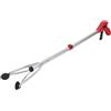 Raguso Trash Grabber Grabber Tool Raccoglitore di rifiuti Raccogli rifiuti per Foglie da Giardino(Red Handle)