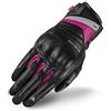 SHIMA RUSH LADY Guanti Moto Donna - Guanti Transpirante, Rinforzato, Città, Estiva, Touchscreen con Protettore Nocche, Assorbitori D'urto Polsi e Dita (Rosa, M)