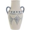 Home ESPRIT Vaso Blu Marrone Ceramica Mediterranea 22 x 18 x 36,5 cm 22 x 18 x 35 cm