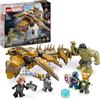 LEGO | Marvel Avengers vs. Leviathan, Figura Giocattolo Costruibile con Personaggio di Hulk e Minifigure di Capitan America, Loki, Vedova Nera e Chitauri, Giochi per Bambini e Bambine da 7 Anni 76290