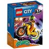 LEGO City Stuntz Stunt Bike da Demolizione con Moto Giocattolo con Meccanismo a Spinta e Minifigura Pilota Wallop, Giocattoli Bambino 5 Anni e Più, 60297