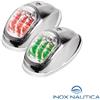 Osculati LUCI DI VIA EVOLED IN ACCIAIO INOX COPPIA FANALI ROSSO VERDE BARCA GOMMONE