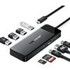 Lemorele Hub USB C - Adattatore multiporta 9 in 1 con HDMI 4K, 3 USB 3.0, PD 100W, SD/TF, docking station per MacBook, iPad, Windows