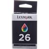 LEXMARK 26 10N0026 TRICOLORE INCHIOSTRO - 290 PAGINE PER X1100