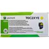LEXMARK 702XYE 70C2XYE GIALLO TONER - 4000 PAGINE PER CS510DE