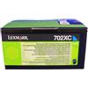 LEXMARK 702XC 70C2XC0 CIANO TONER - 4000 PAGINE PER CS510DE