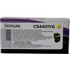 LEXMARK C544X1YG GIALLO TONER - 4000 PAGINE PER C-544N