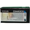 LEXMARK C544X2CG CIANO TONER - 4000 PAGINE PER C-544N