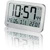 BRESSER Optus Orologio da Parete, Argento, 225x150mm