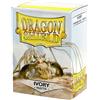 Dragon Shield ART11017 Standard Size Sleeves 100pk-Ivory, Matte Ivory