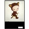 Poster Di Yoshitomo Nara Harmless Kitty 14" 20" Dimensione B3 GIAPPONE