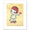 Yoshitomo Nara " Bandiera Segnale Girl " 30x24.1cm Stampa Poster Eccezionale Art