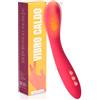 MySecretCase Vibratoreper Donna Punto G Squirting Vibratore Riscaldato 22cm Vibratoreper Donne Grande Vibratore Punto G 10 Modalità di Vibrazione Sexytoysys Donna Stimolatore Clitoride Femminile Rosso