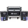 COLORKEY DAZZLER FX | 2-PACK BUNDLE WITH ROAD CASE BLACK
