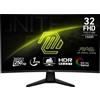 MSI MAG 32C6X Monitor PC 80 cm (31.5") 1920 x 1080 Pixel Full HD Nero