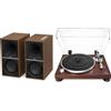 Klipsch + Audio Technica Audio Technica AT-LPW50BTRW noce + Klipsch The Sevens noce (set di 2)