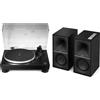 Klipsch + Audio Technica Audio Technica AT-LP5X + Klipsch The Sevens nero (set di 2)