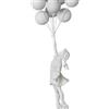 MEDICOM TOY Sync Banksy Brandalism Volante Palloncini Bambina Bianco Ver Figura