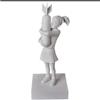Medicom Toy Statua Objet D'Art Bomba Hugger Gesso Ver Colore Bianco con Scatola