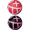 MEDICOM VCD Andre Ball W Size Rosa E Nero 2Set Medicom Toy Be @ RBRICK