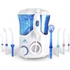 Mobiclinic, Idropulsore dentale, Familiare, Deposito 600 ml, 7 testine, Igiene, Pulisci lingua e gengive, Pulizia denti, Rimuovi tartaro, Irrigatore, Antibatterico