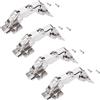 SOTECH 4 pezzi Cerniere grandangolari T52 Battuta centrale 165° Cerniera a scodellino grandangolare Soft-Close incl. piastra di montaggio