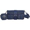 Pepe Jeans Borsa Donna GISELDA, Viola (Light Indigo Blue), Taglia Unica, Viola (blu indaco chiaro), Taglia unica