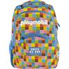 DOHE ‎DOHE - Zaino scolastico ergonomico - Grande capacità (20L), 6 tasche, scomparto per laptop/tablet, cinghie per carrello - Playmobil Unite as One