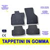 Cora Tappetini Audi A3 dal 2012 in poi tappeti auto 3 porte gomma nero set da 4 kit