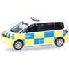 Herpa modellino VW Multivan (2022) "Politie/Police" (Belgio), miniatura in scala 1:87, pezzo da collezione, Made in Germany, modello in plastica