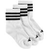 adidas Unisex - Bambini e ragazzi Cushioned Sportswear Crew Socks 3 Pair Pack, white/white/black, 3-4 Years