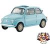 Kyosyo NUOVO Kyosho Originale Scala 1/18 Fiat Nuova 500 Cruise Celeste Snubbull Finito