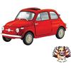 Kyosho (Kyosho) NUOVO Kyosho Originale 1/18 Fiat Nouva 500 Rosso Corallo Completo