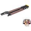 DIECAST MASTERS NUOVO Diecast Master scala 1/50 Trail King TK120 con stabilizzatori neri stac...