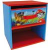 Fun House 712533 Pat Patrol - Comodino con cassetto per bambino, in legno MDF/tessuto non tessuto blu 33 x 30 x 36 cm