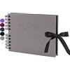 Vienrose Album Fotografico Fai da Te 24x17 cm, 20 Fogli 40 Pagine | Spirale Scrapbooking, Personalizzabile e Resistente, Regalo di Nozze, Battesimo, Anniversario e Ricordi di Famiglia
