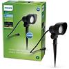 Philips LED GardenLink Faretto LED da Esterni, Luce Bianca Calda, IP44, Basso Voltaggio, 6W