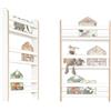 MAMOI® Libreria per bambini in pannello a base di legno - cassetta per libri, libreria per cameretta, panca porta libri, mensola da parete, mobile Montessori, scaffale per bambini.