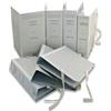EURO-CART Faldone - legacci rivettati - 35 x 25 cm - dorso 15 cm - grigio - Euro-cart (unità vendita 25 pz.)