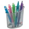 ALBA Portapenne Mesh - rete metallica - 10,5 x 7,3 x 10,3 cm - argento - Alba (unità vendita 1 pz.)