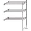 PAPERFLOW Scaffale Rang'Eco 300 - modulo aggiunta - 3 ripiani - portata ripiano 300 kg - 100 x 60 x 200 cm - acciaio - grigio-blu - Paperflow (unità vendita 1 pz.)