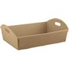 SCOTTON Cesto - 32 x 22 x 8,5 cm - cartone onda - avana - Scotton (unità vendita 2 pz.)