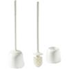 PERFETTO Portascopino Oronzo - con manico extralungo 54 cm - bianco - Perfetto (unità vendita 1 pz.)